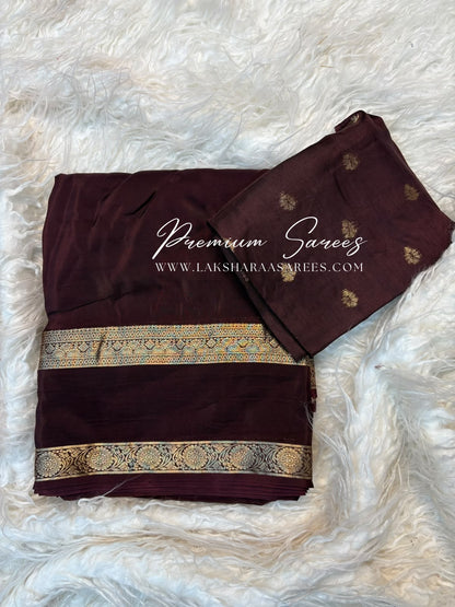 SAILU — Premium Mysore Crepe Silk Saree