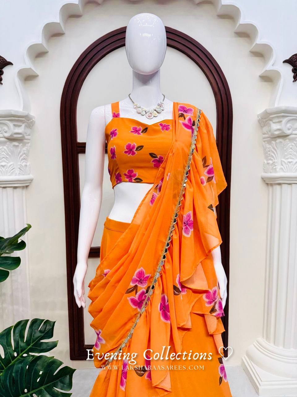 Laksharaa Sarees SOPHIA Orange