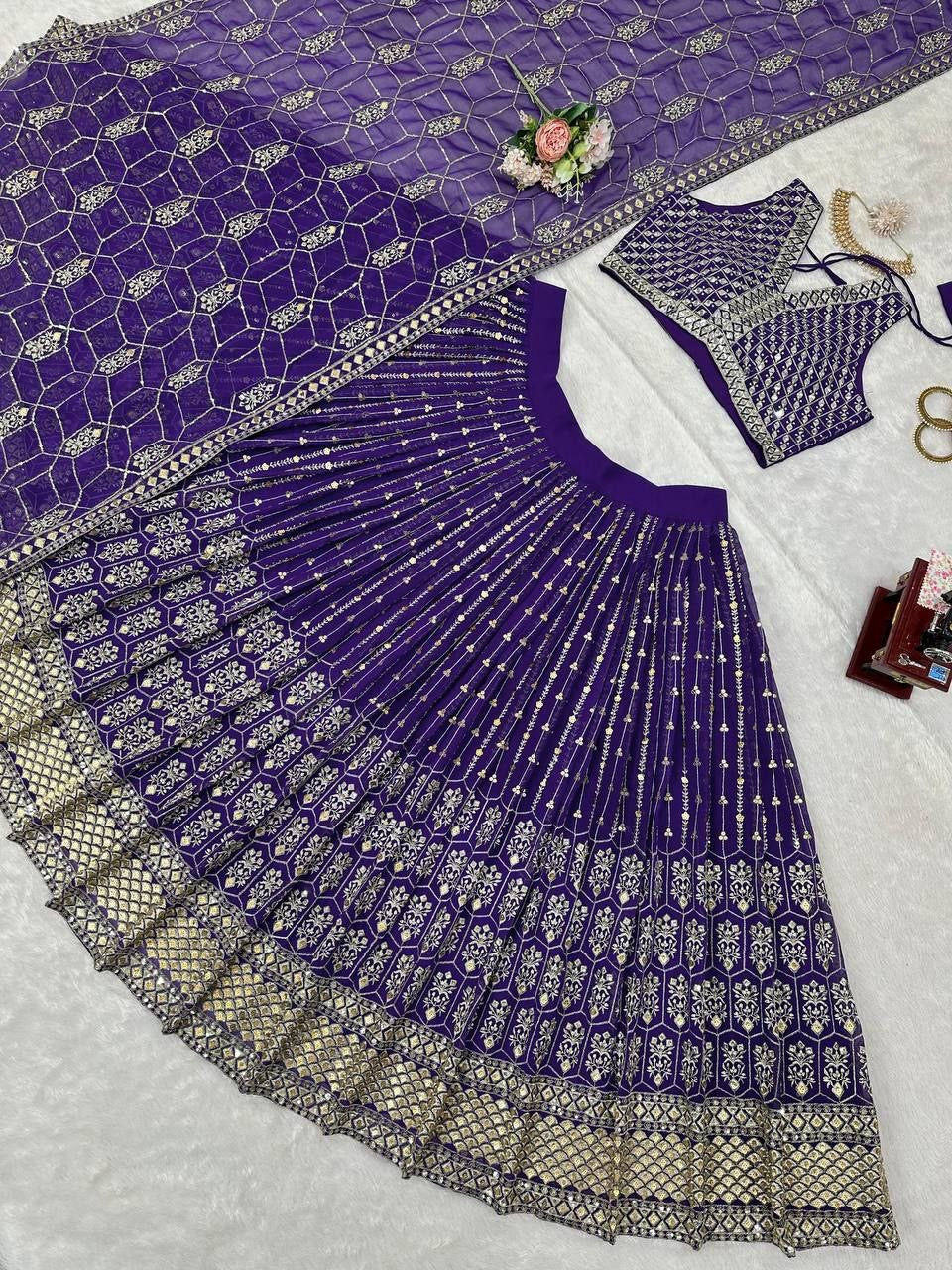 RANJINI - Purple Lehenga