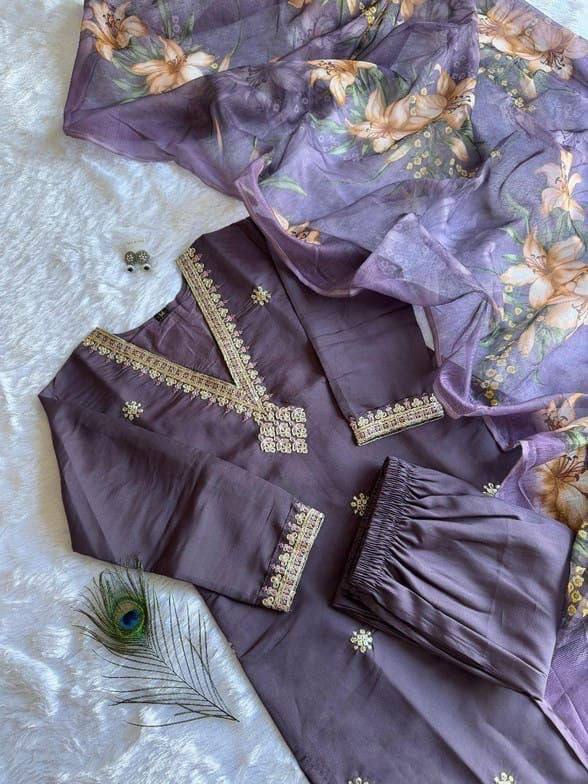 Laksharaa Sarees Festive Special Kurtis Set Mauve