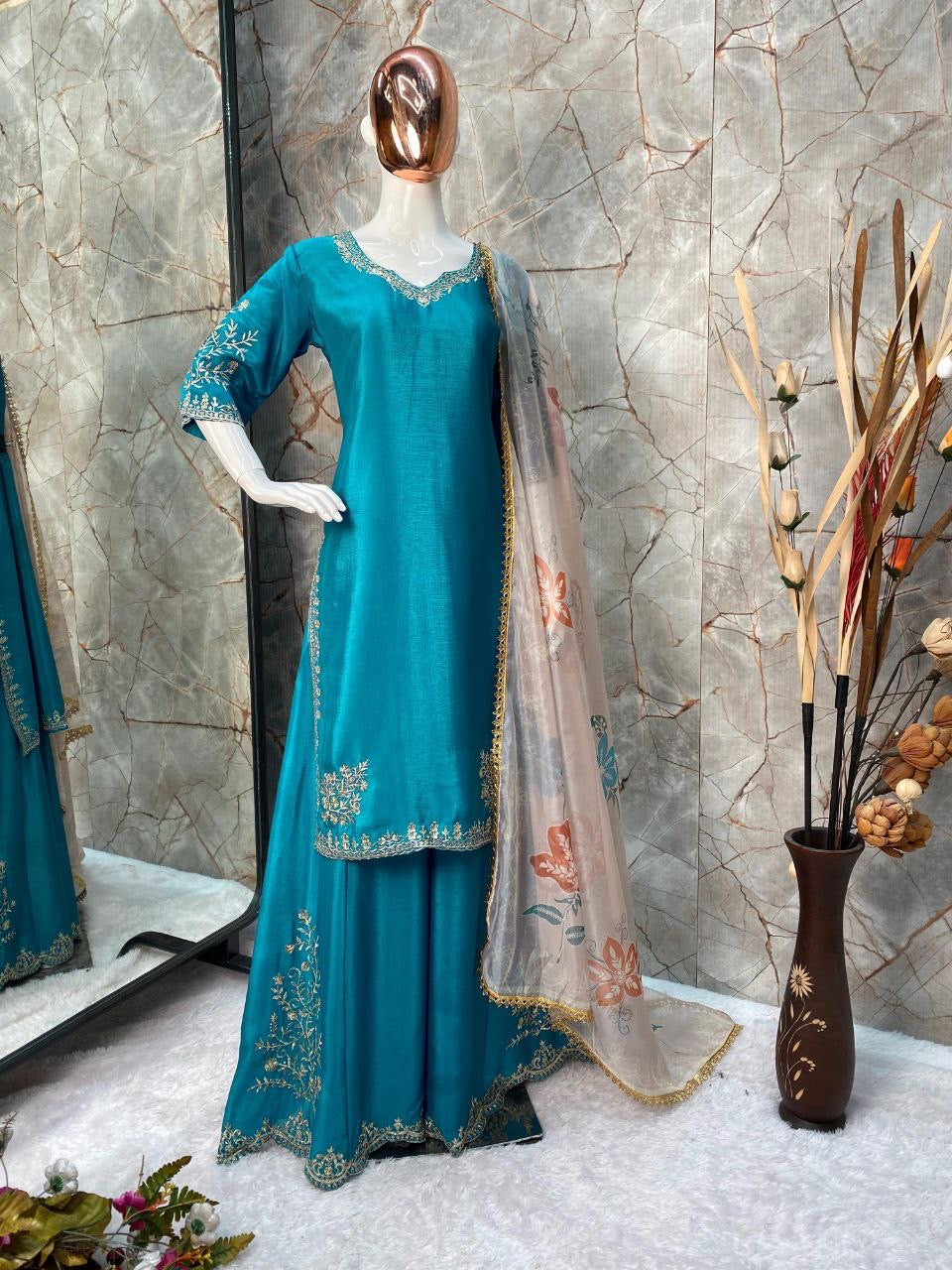 YUVITA - Pallazo Designer Suit