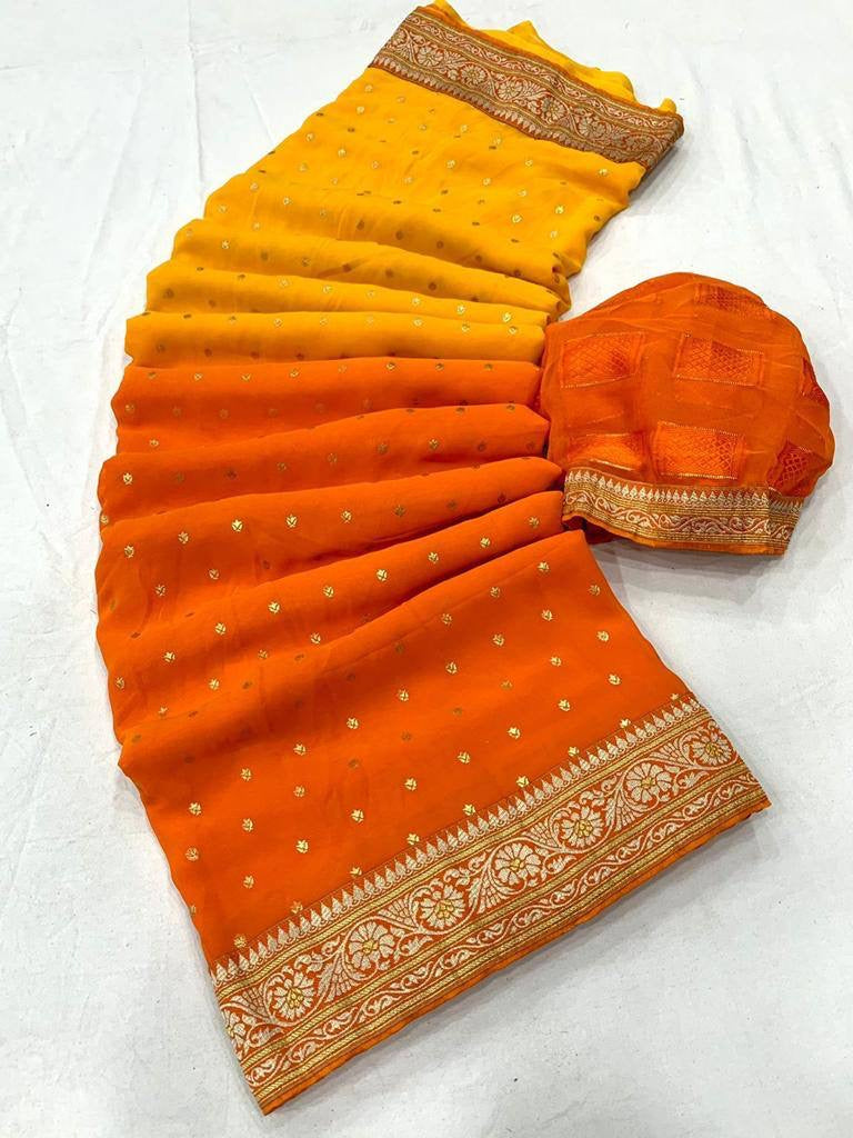 Ombré Georgette Sarees