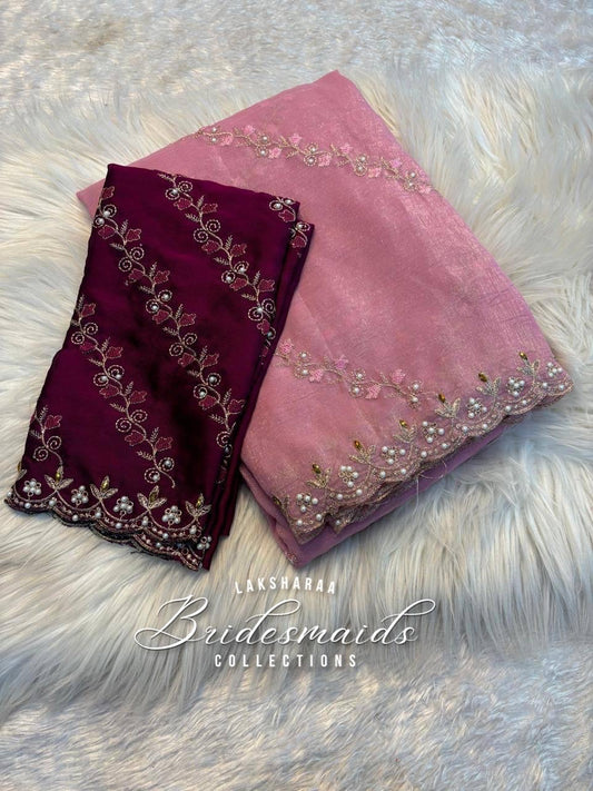 (Copy) Premium Crunchy Chiffon Saree