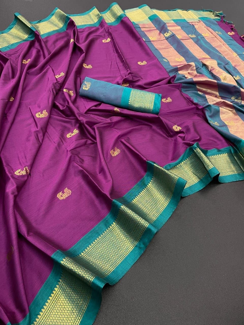 Korvai Cotton Silk Saree - Bridesmaid Special