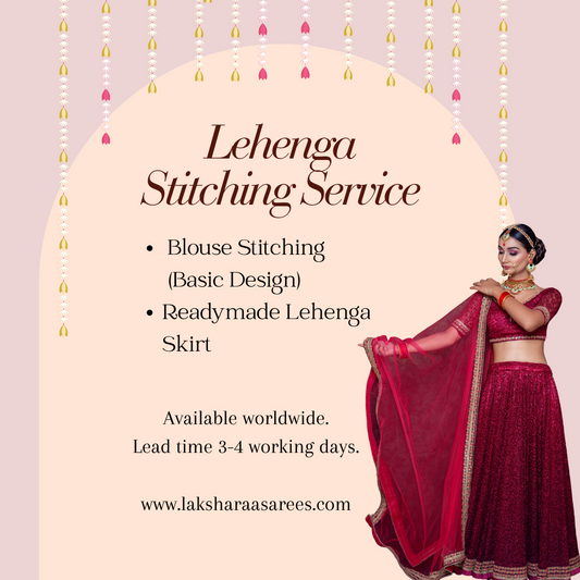 Readymade Lehenga/Blouse Stitching Service