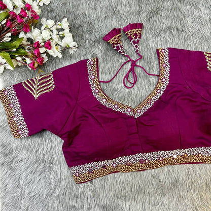 Readymade Saree Blouse - in Pastel & Bold Shade