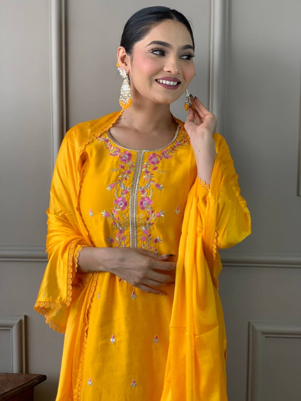 Sunshine Yellow Kurti Set