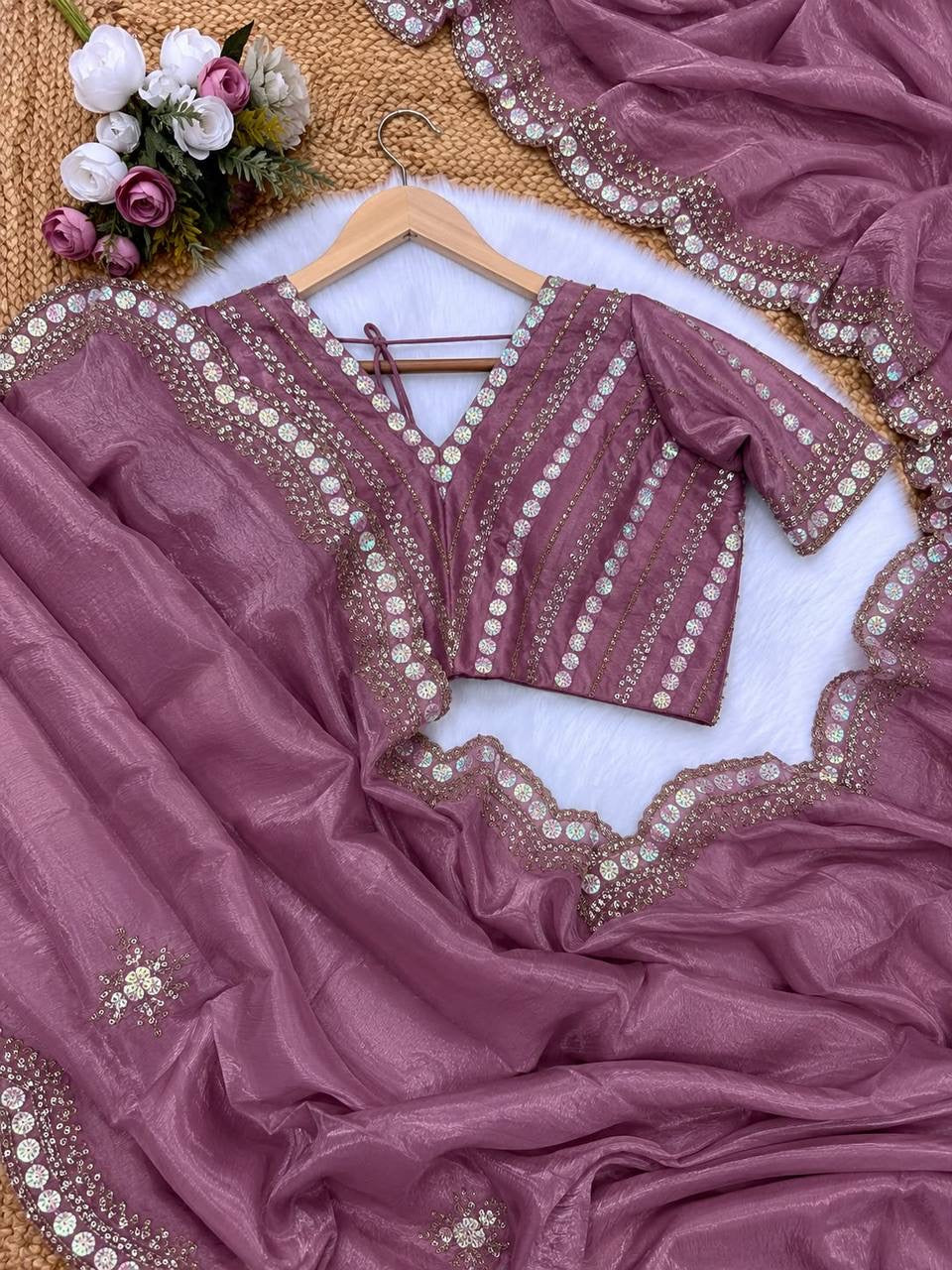 VANESA 2.0 — Crush Partywear Georgette Saree