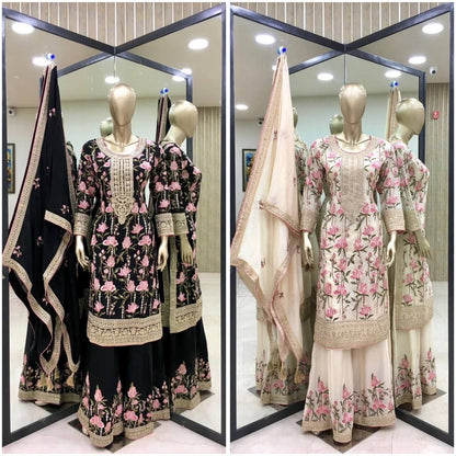 ZAINA - Floral Designer Suit