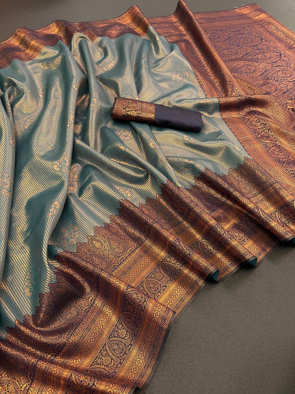 Soft Silk Saree x Contast Border