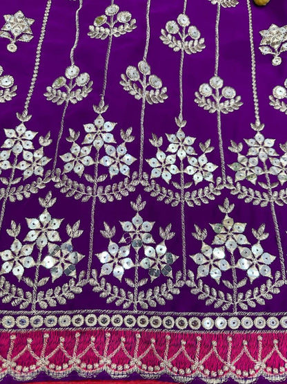 KAVLEEN — Purple Designer Sharara Suits