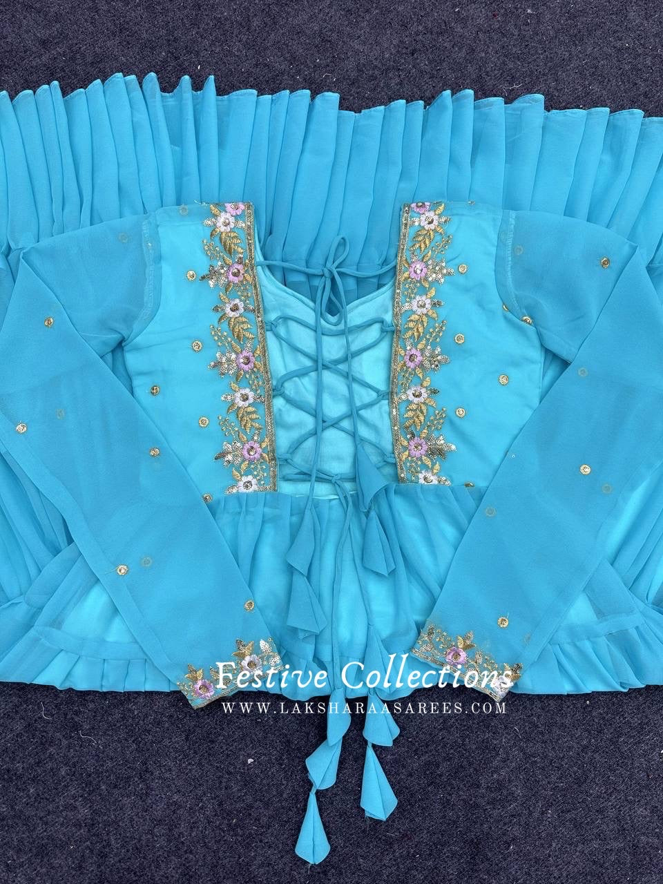 Sanam - Anarkali Suit with Low Cut Back