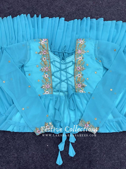 Sanam - Anarkali Suit with Low Cut Back