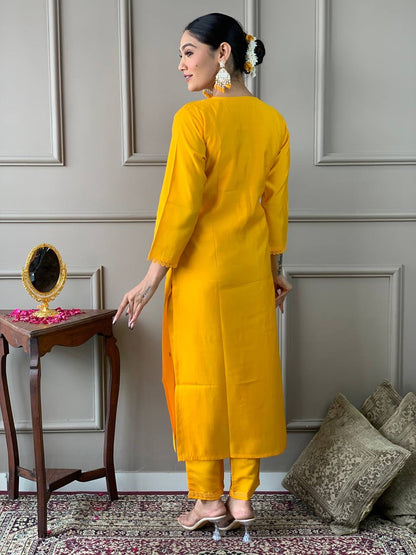 Sunshine Yellow Kurti Set