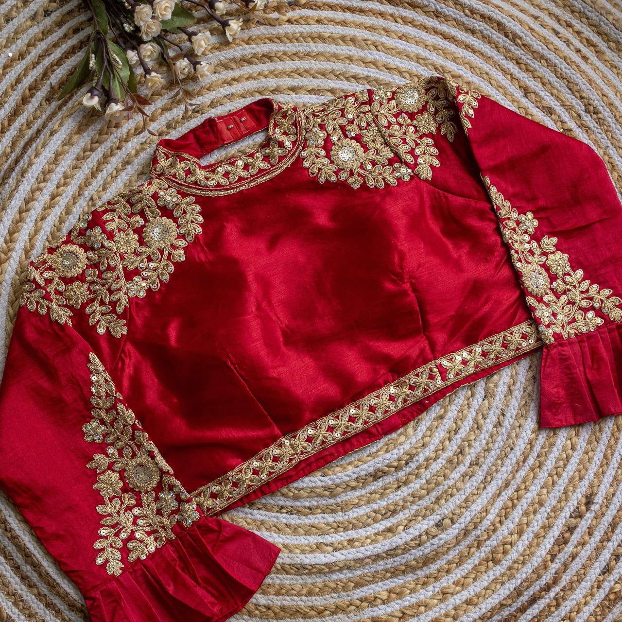 Long Sleeve ridal Readymade Blouse