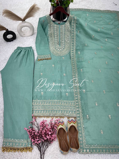 RANIA — Pastel Pakistani Salwar Suit