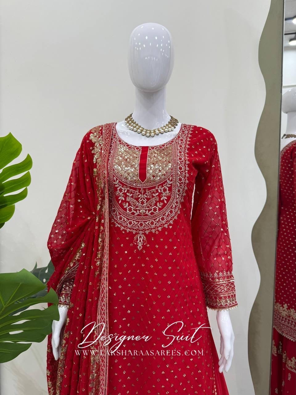 BHAVNIA — Premium Georgette Sharara Suit