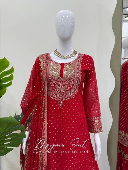 BHAVNIA — Premium Georgette Sharara Suit
