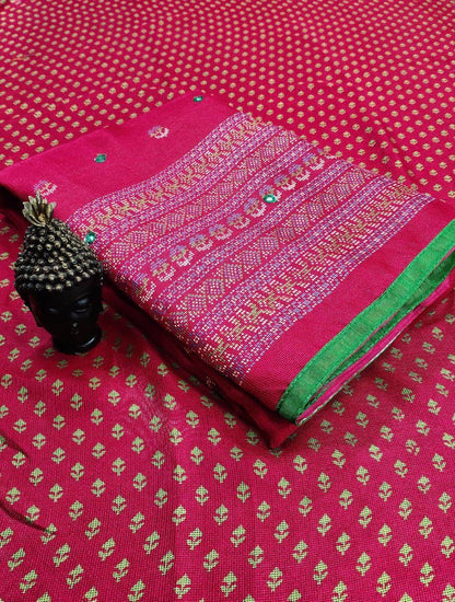 Soft Jute Cotton Saree