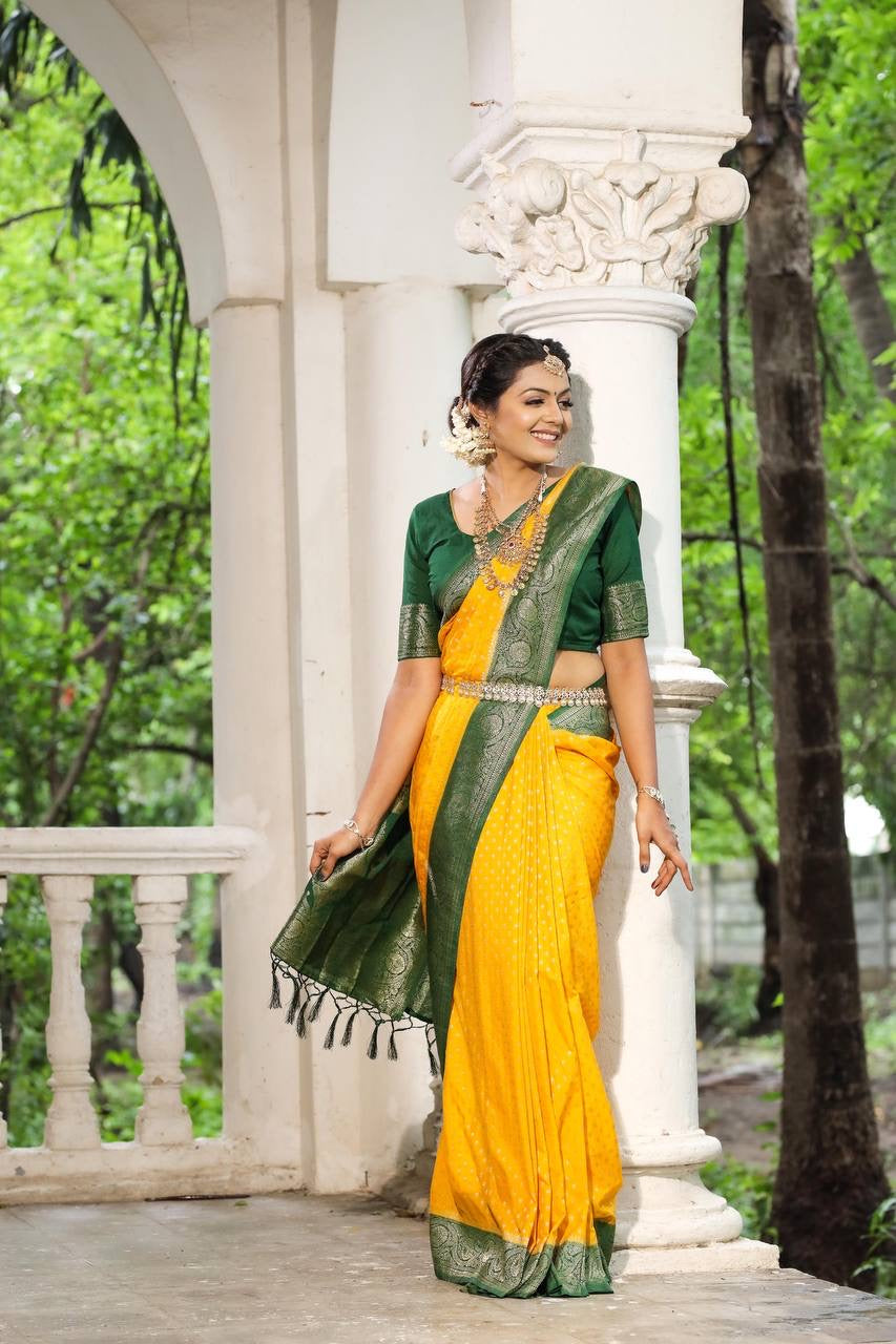 Georgette Silk Saree x Constrast Border