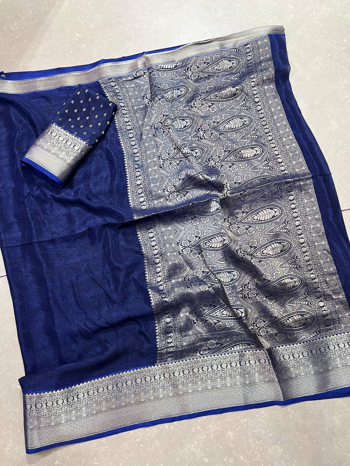 ALIRA - Chinnon Silk Saree