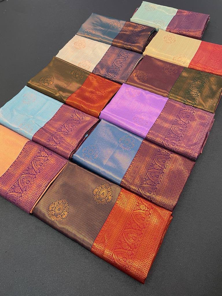 Soft Silk Saree x Contast Border