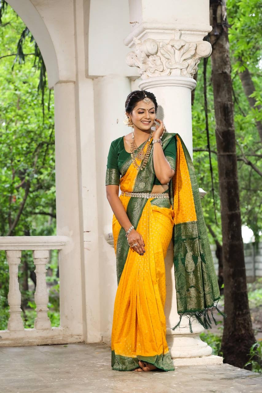 Georgette Silk Saree x Constrast Border