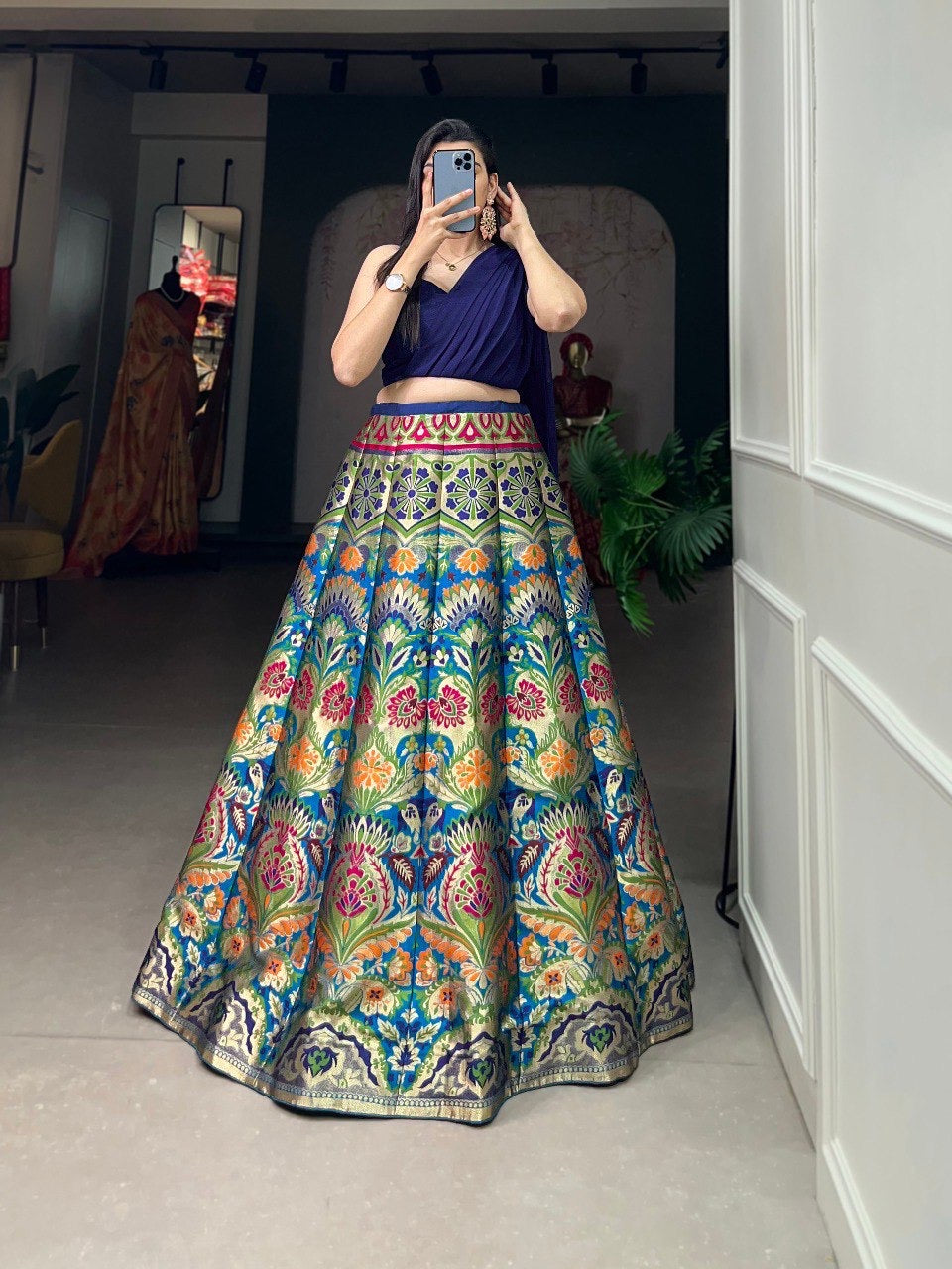 Elegant Banarasi Lehenga