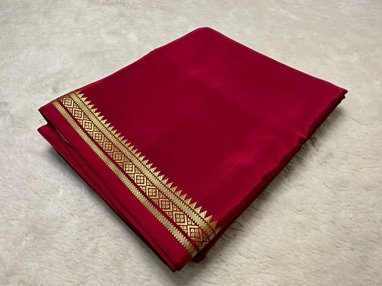 Mysore Crepe Saree - Bridesmaid Special