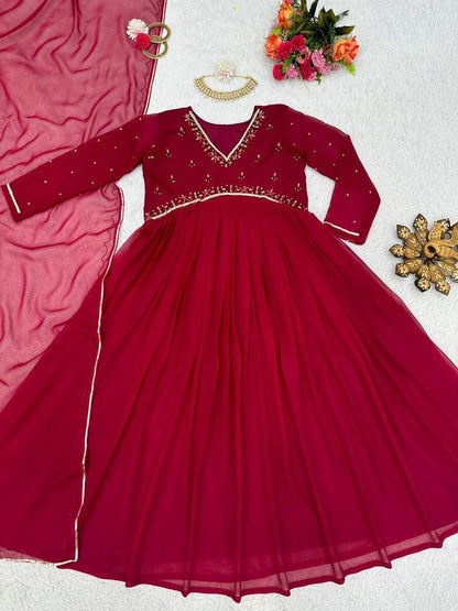 Sakura Anarkali Gown