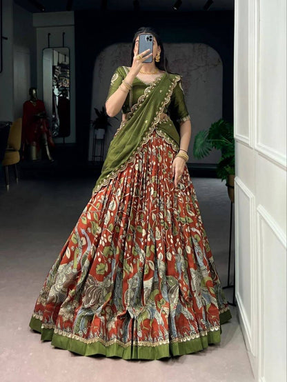 Laksharaa Sarees MEERA Burnt Orange