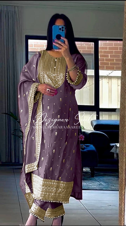 RANIA — Pastel Pakistani Salwar Suit