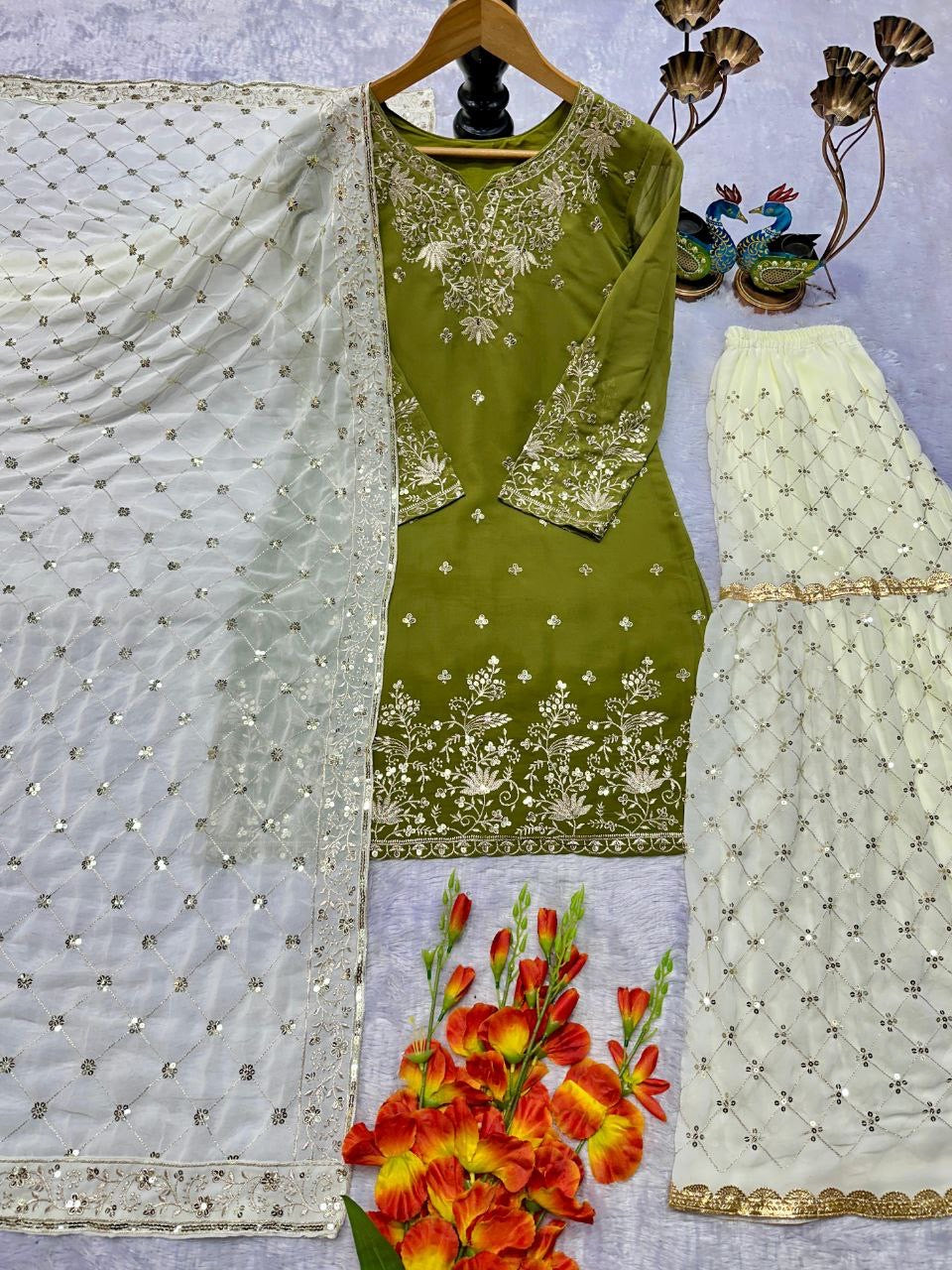KAREESHA - Designer Sharara Suit