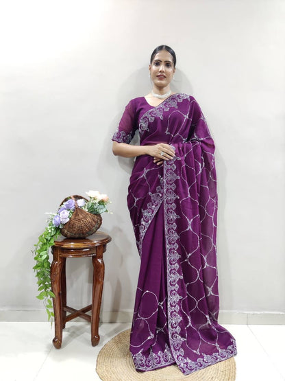 Ingrid Partywear Readymade Sarees