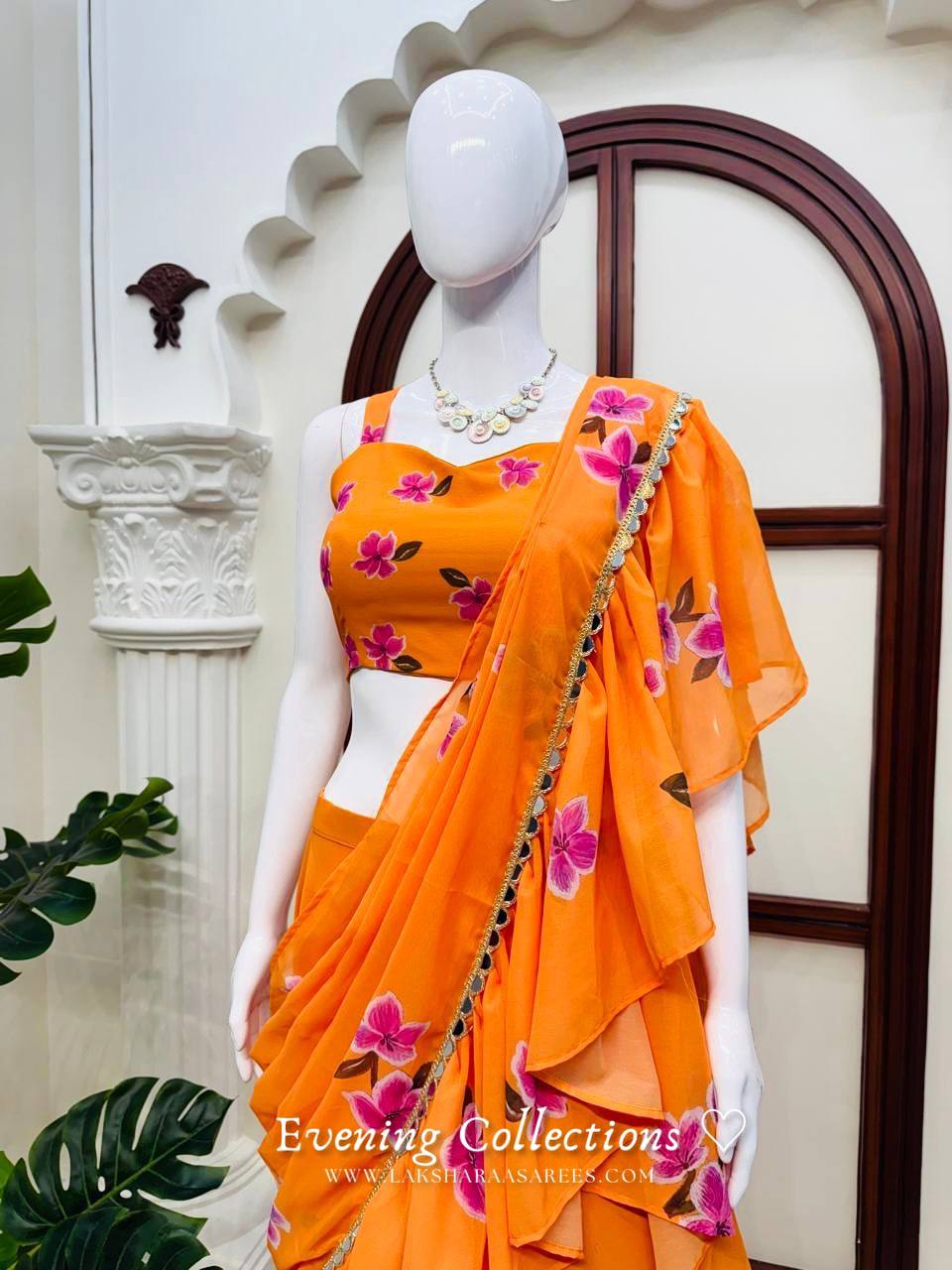 Laksharaa Sarees SOPHIA Orange