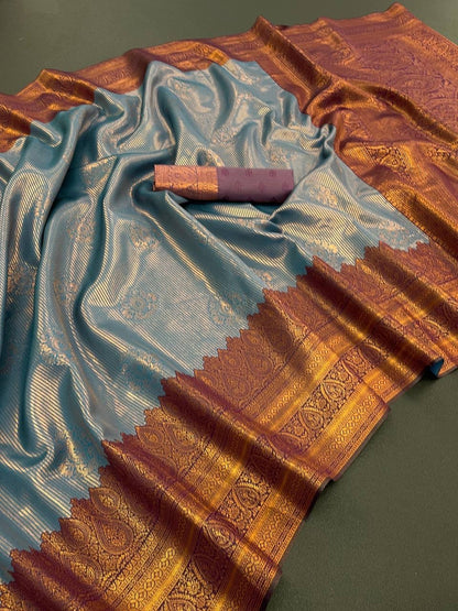 Soft Silk Saree x Contast Border