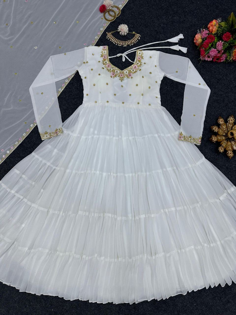 SANAM 2.0 — Anarkali Top x Pallazo  Suit