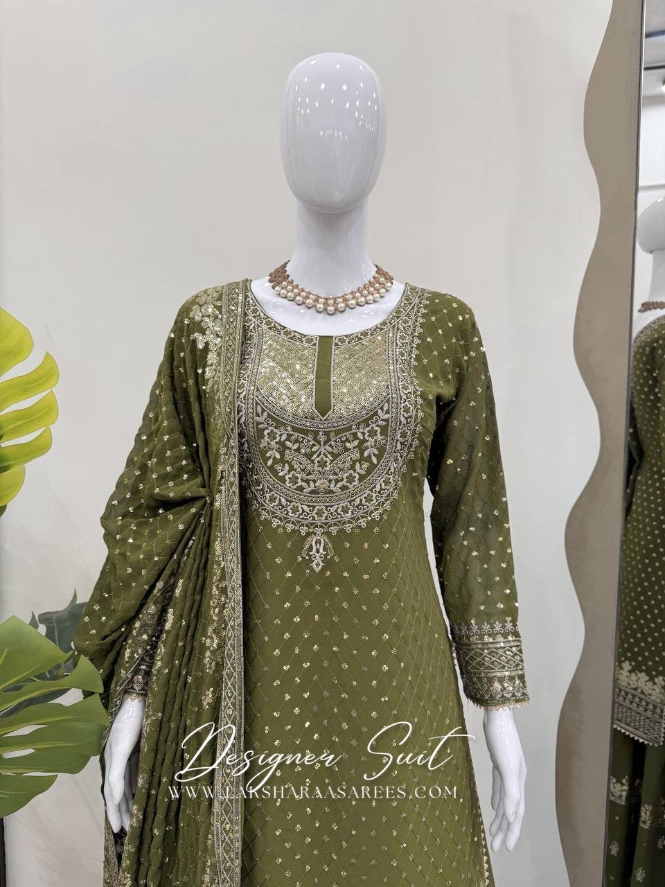 BHAVNIA — Premium Georgette Sharara Suit