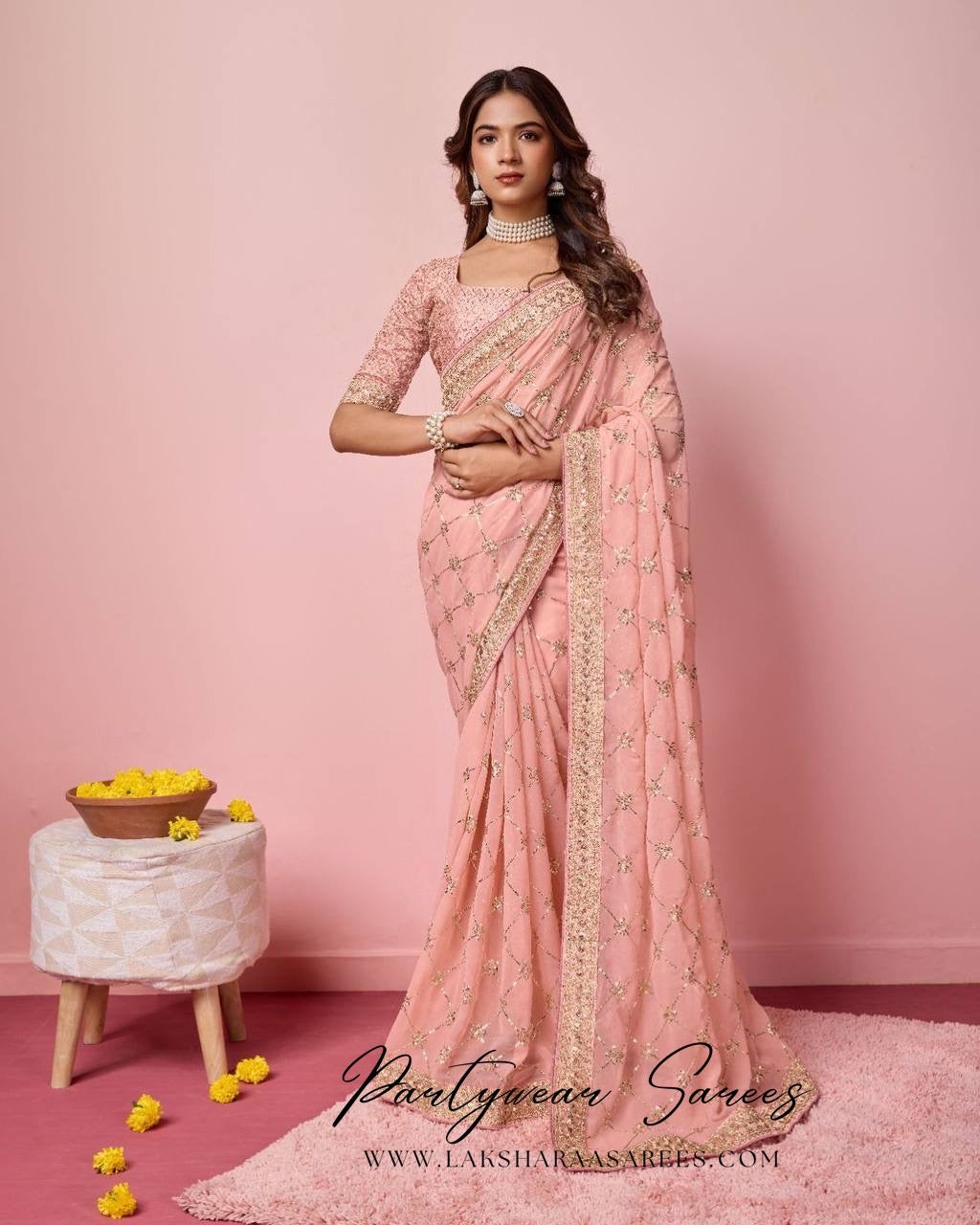 KATE - Georgette Dinner Saree