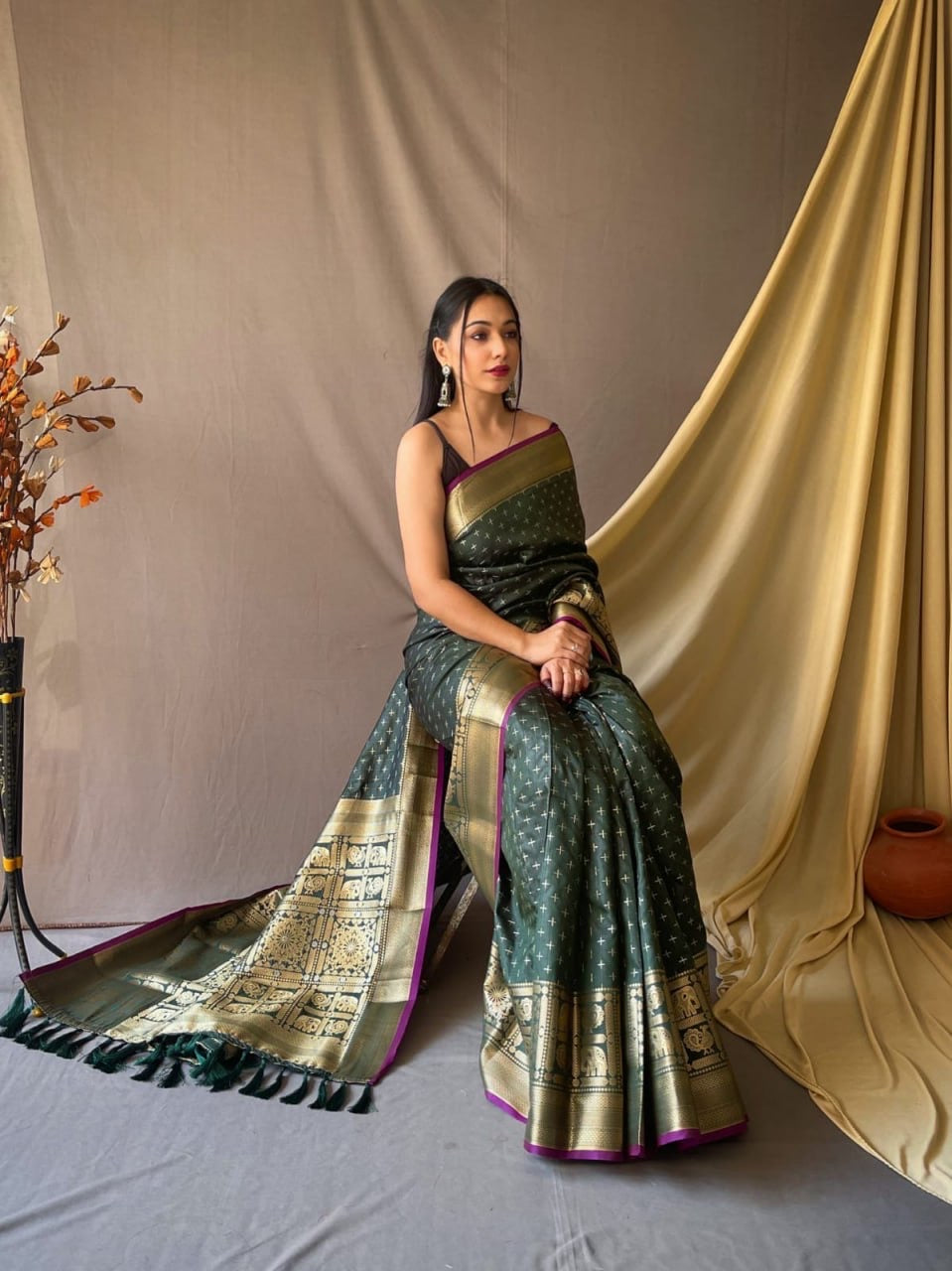 Premium Kanchi Soft Silk Sarees