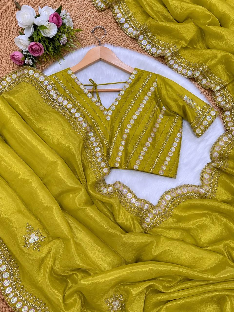 VANESA 2.0 — Crush Partywear Georgette Saree
