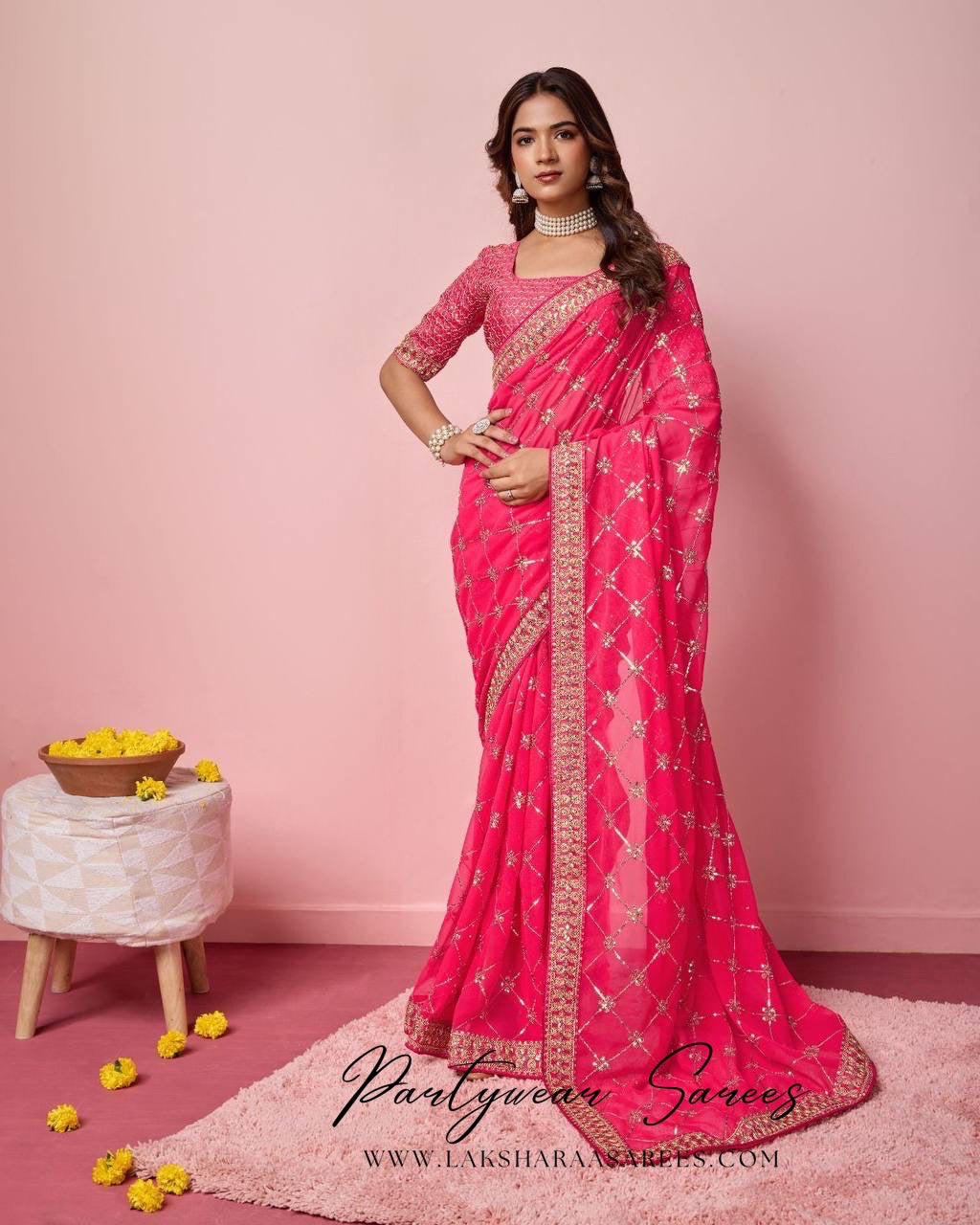 KATE - Georgette Dinner Saree