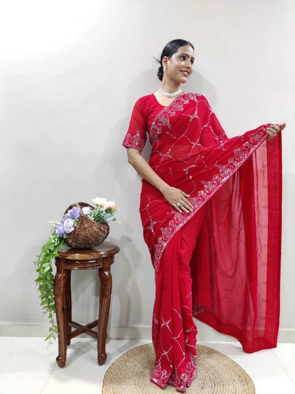 Ingrid Partywear Readymade Sarees