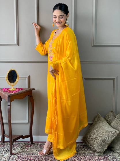 Sunshine Yellow Kurti Set