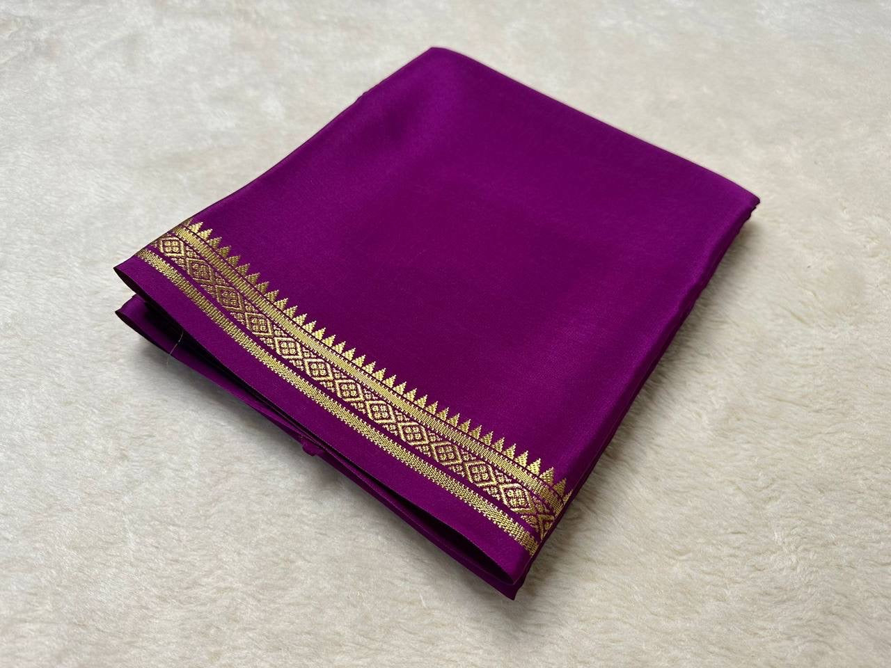 Mysore Crepe Saree - Bridesmaid Special