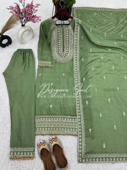 RANIA — Pastel Pakistani Salwar Suit