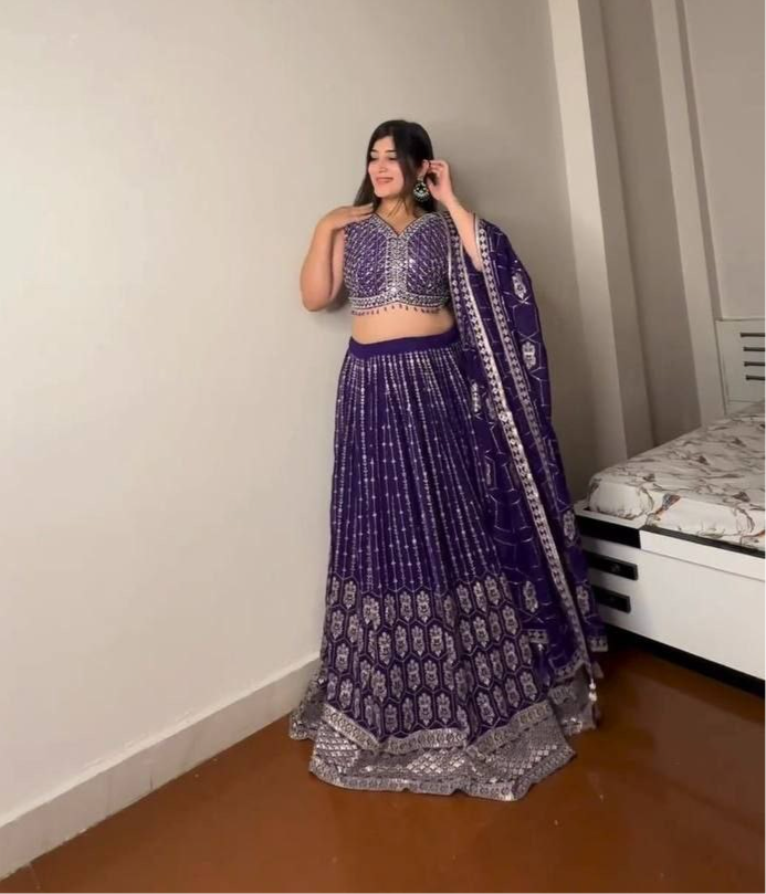 RANJINI - Purple Lehenga