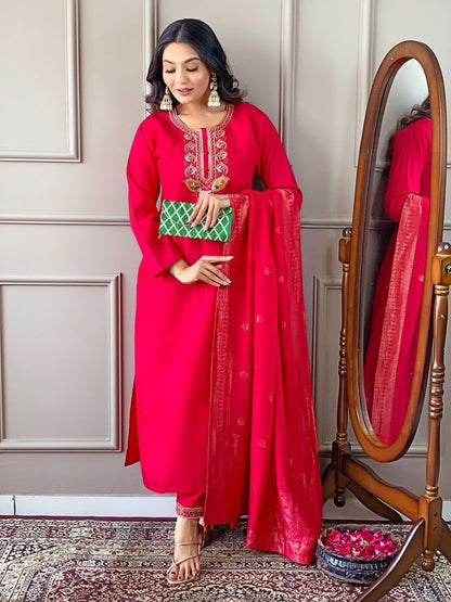 Rani Red Kurtis Suit