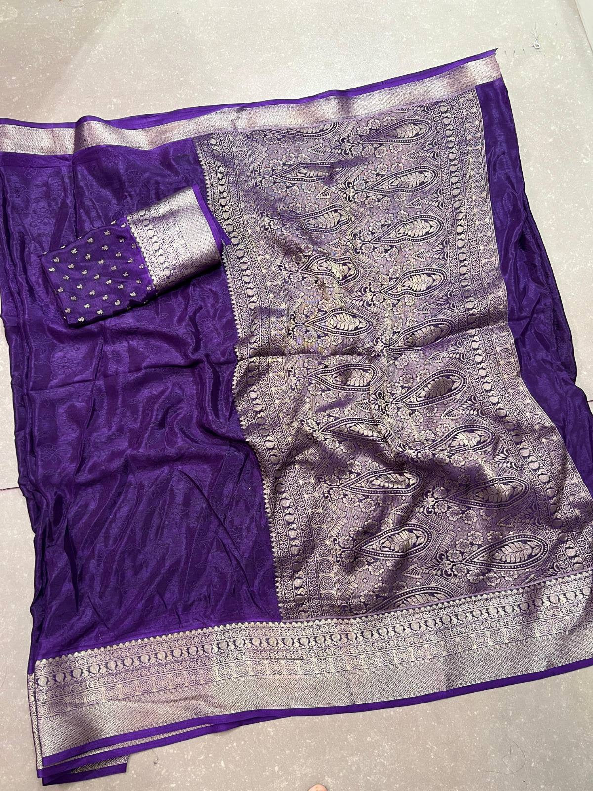 ALIRA - Chinnon Silk Saree