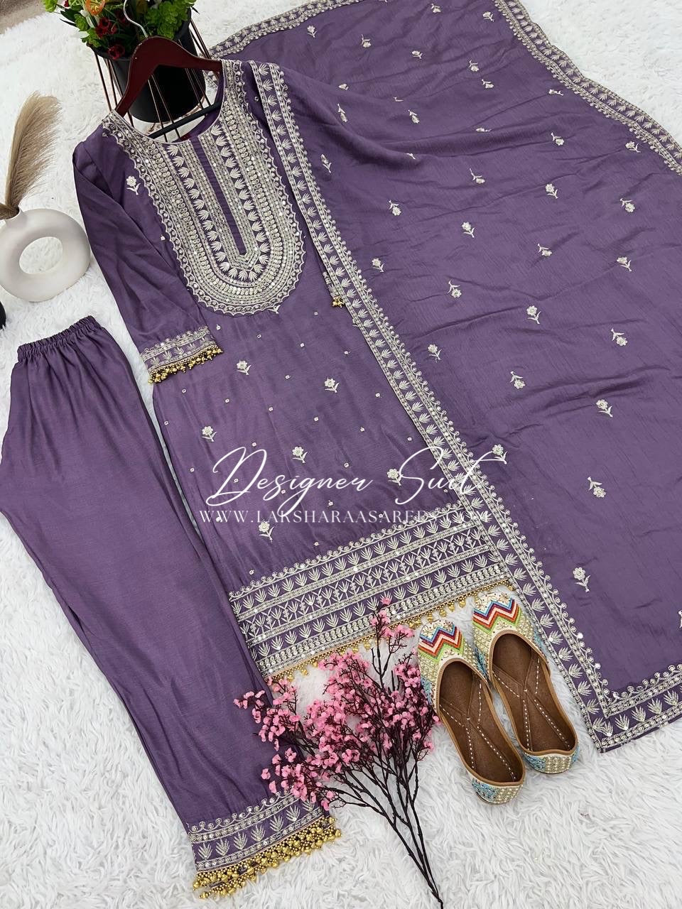 RANIA — Pastel Pakistani Salwar Suit